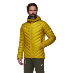 Rückansicht von Mammut Broad Peak Hooded Daunenjacke Herren aura-black