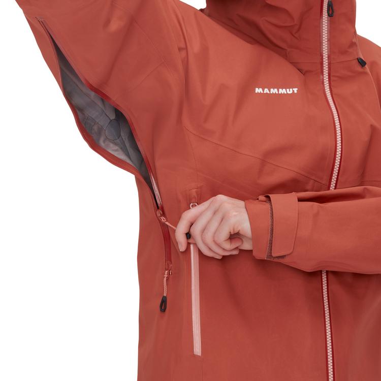Mammut Mammut Crater IV HS Hooded Hardshelljacke Damen - brick - 0 | SportScheck