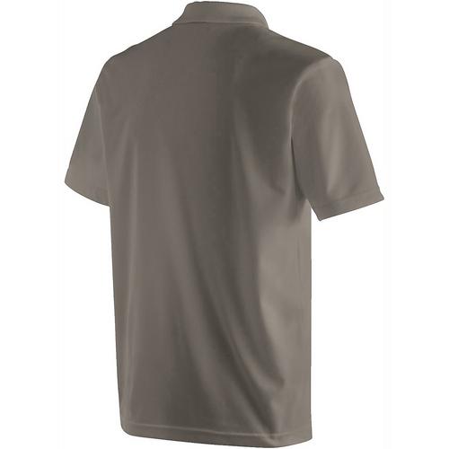 Rückansicht von Maier Sports Arwin 2.0 Poloshirt Herren Hellbraun821