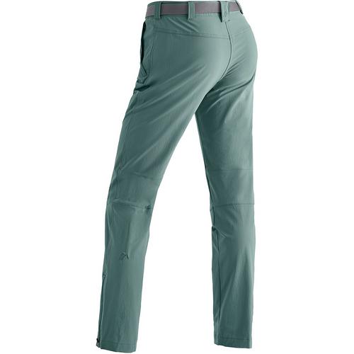 Rückansicht von Maier Sports Inara Trekkinghose Damen Grün2056