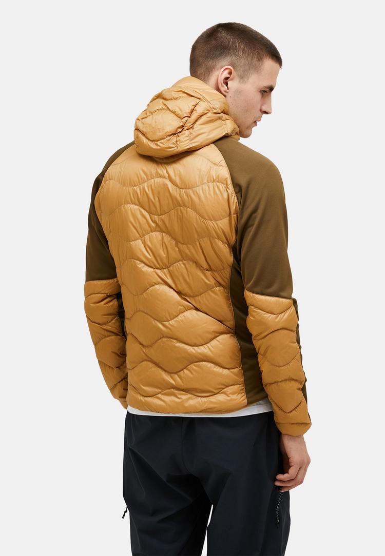 Peak Performance Peak Performance M Helium Down Hybrid Hood Trainingsjacke Herren - CAMEL - 0 | SportScheck