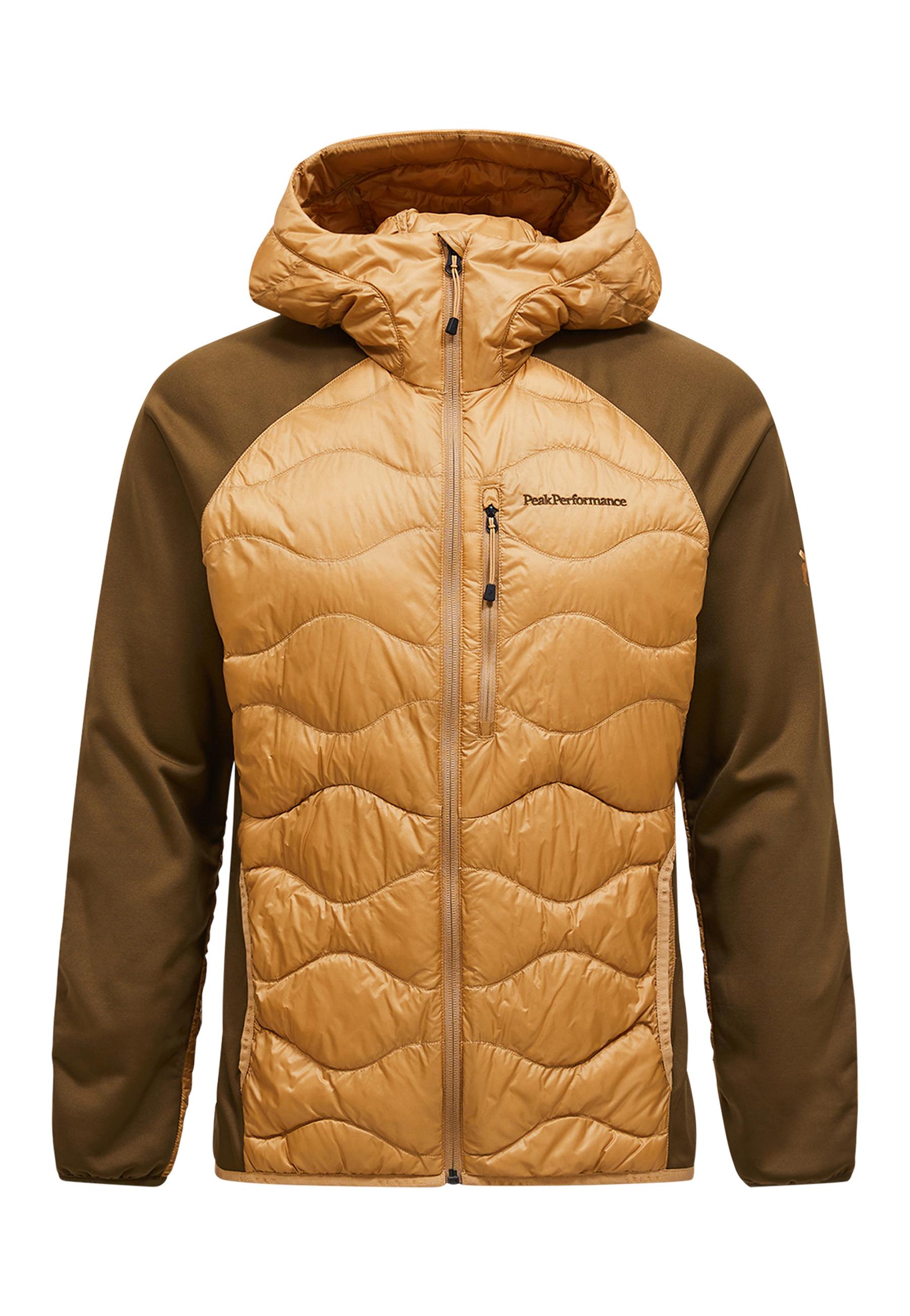 Peak Performance M Helium Down Hybrid Hood Trainingsjacke Herren - CAMEL