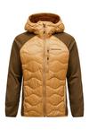 Peak Performance M Helium Down Hybrid Hood Trainingsjacke Herren - CAMEL