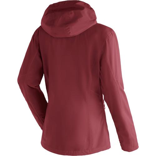 Rückansicht von Maier Sports Metor rec Softshelljacke Damen Rot4541