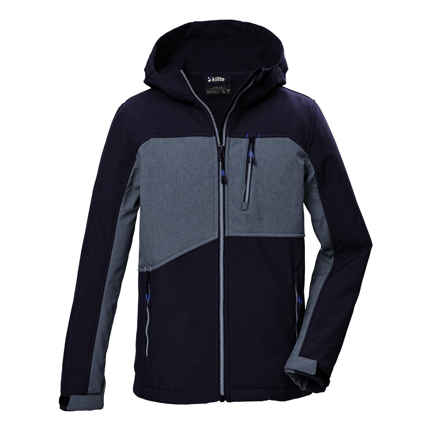 KILLTEC KOW 367 BYS SFTSHLL JCKT Softshelljacke Jungen - Blau3044