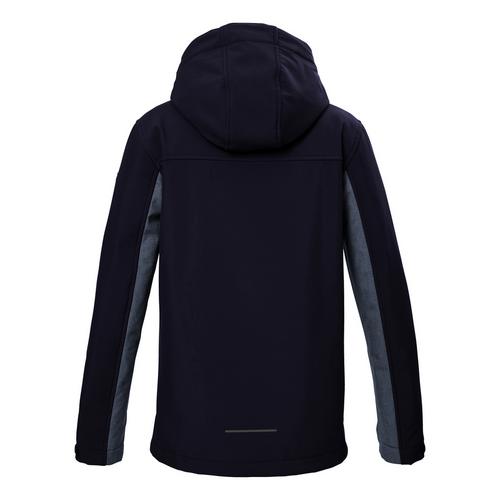 Rückansicht von KILLTEC KOW 367 BYS SFTSHLL JCKT Softshelljacke Kinder Blau3044