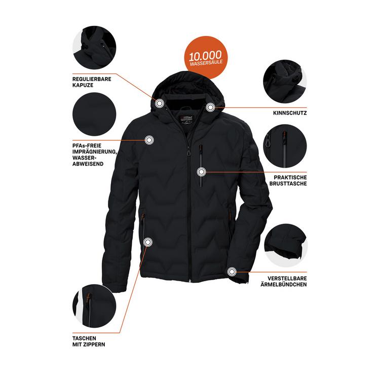 KILLTEC KILLTEC KOW 60 MN QLTD JCKT Funktionsjacke Herren - Schwarz0110 - 3 | SportScheck