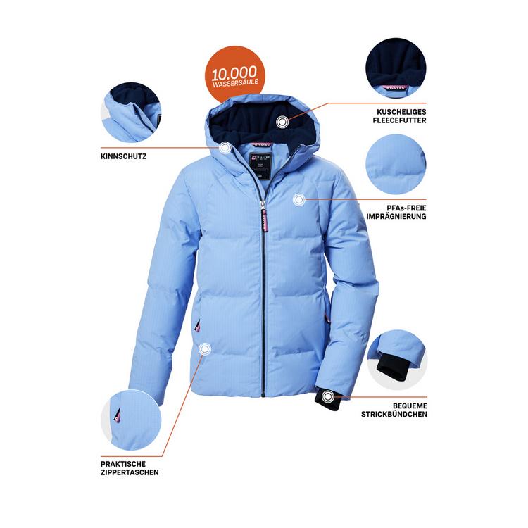 KILLTEC KILLTEC KOW 357 GRLS QLTD JCKT Softshelljacke Kinder - Blau3067 - 3 | SportScheck
