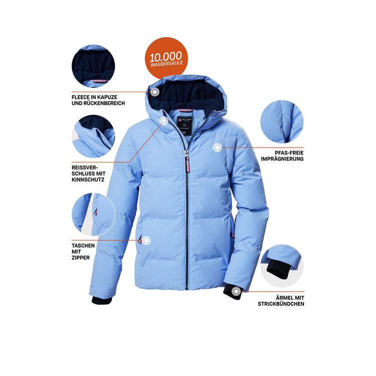 KILLTEC KILLTEC KOW 357 GRLS QLTD JCKT Softshelljacke Kinder - Blau3067 - 4 | SportScheck