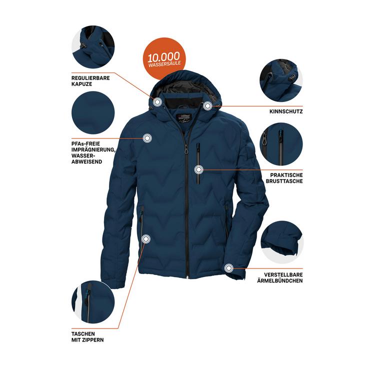 KILLTEC KILLTEC KOW 60 MN QLTD JCKT Funktionsjacke Herren - Blau3042 - 3 | SportScheck