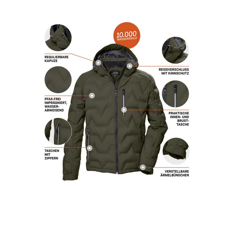KILLTEC KILLTEC KOW 60 MN QLTD JCKT Funktionsjacke Herren - Dunkeloliv111 - 3 | SportScheck