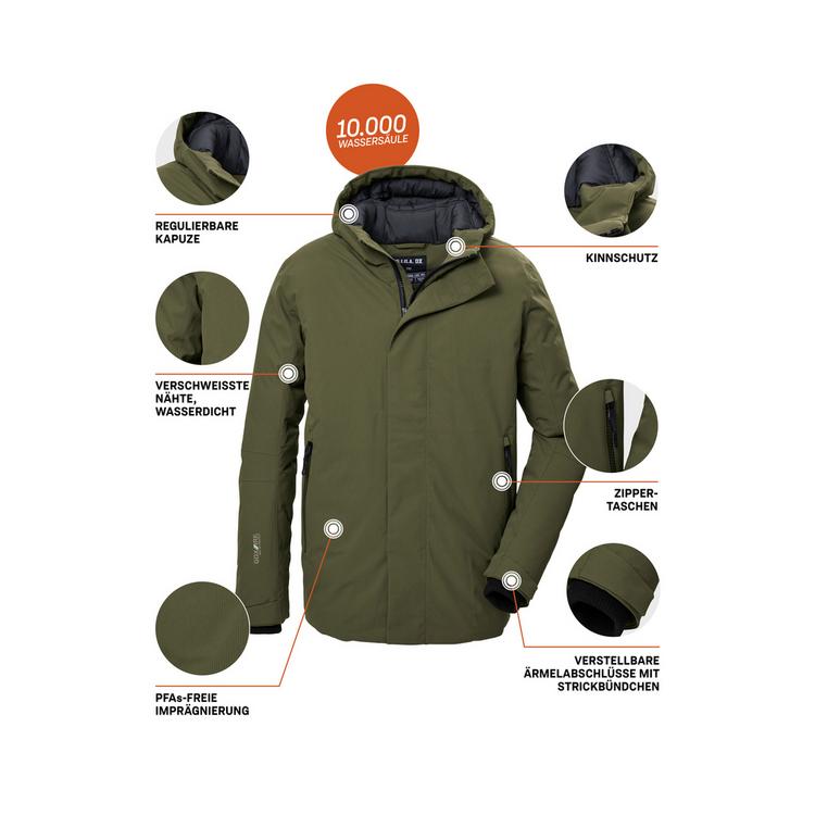 G.I.G.A. DX by killtec G.I.G.A. DX by killtec GW 11 MN JCKT Funktionsjacke Herren - Dunkeloliv111 - 3 | SportScheck