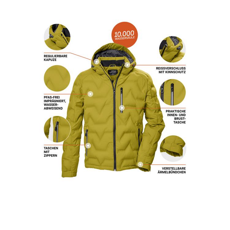 KILLTEC KILLTEC KOW 60 MN QLTD JCKT Funktionsjacke Herren - Gr&uuml;n - 3 | SportScheck