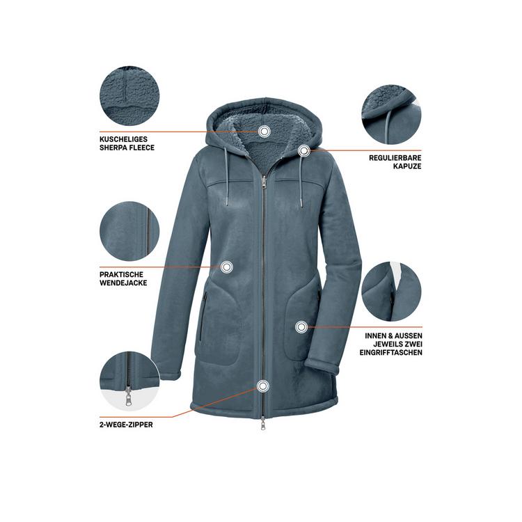 G.I.G.A. DX by killtec G.I.G.A. DX by killtec GW 63 WMN PRK Funktionsmantel Damen - Blau3058 - 3 | SportScheck