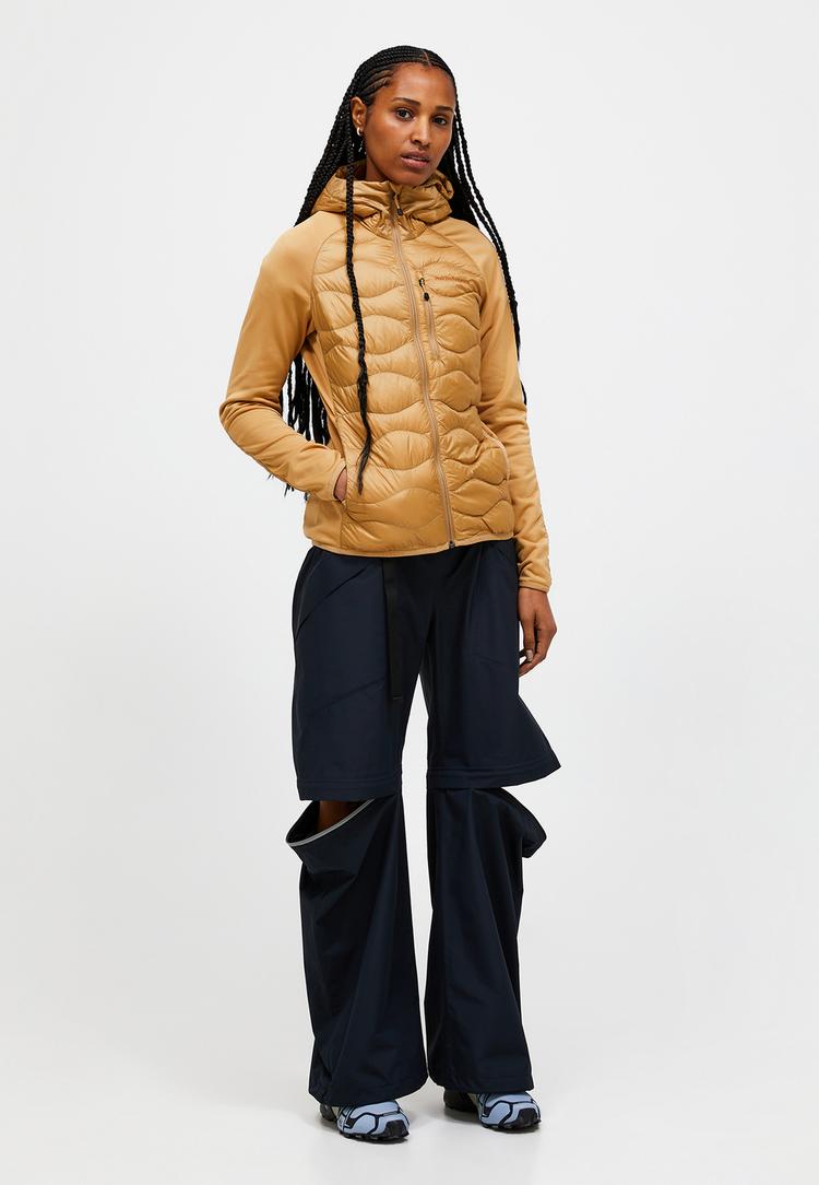 Peak Performance Peak Performance W Helium Down Hybrid Hood Funktionsjacke Damen - CAMEL - 0 | SportScheck