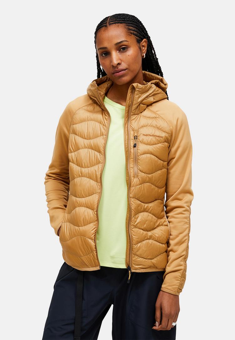 Peak Performance Peak Performance W Helium Down Hybrid Hood Funktionsjacke Damen - CAMEL - 1 | SportScheck