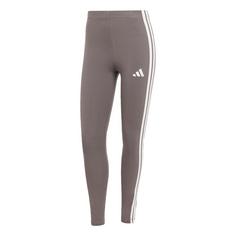adidas Essentials 3-Streifen Cotton Leggings Leggings Damen Grey Strata / White