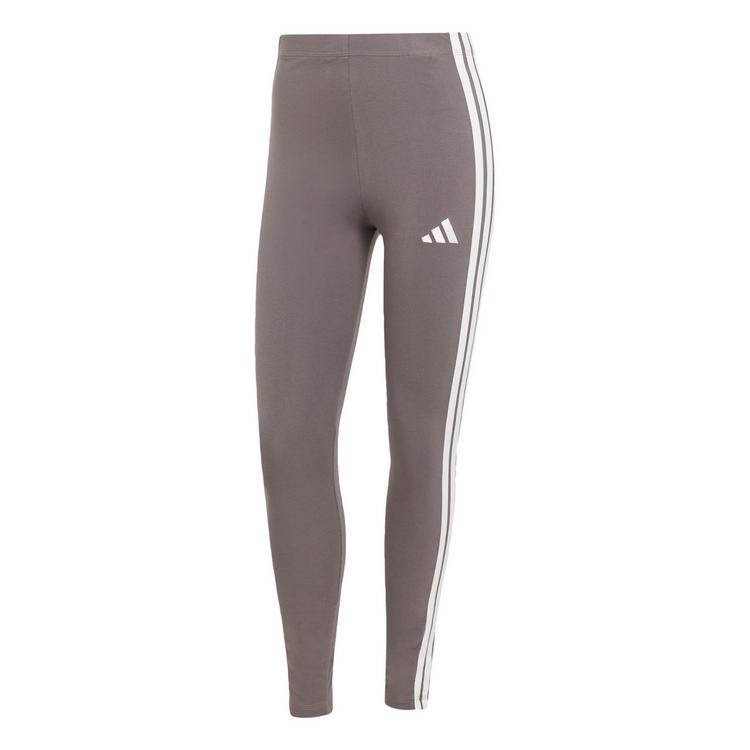 adidas adidas Essentials 3-Streifen Cotton Leggings Leggings Damen - Grey Strata / White - 0 | SportScheck