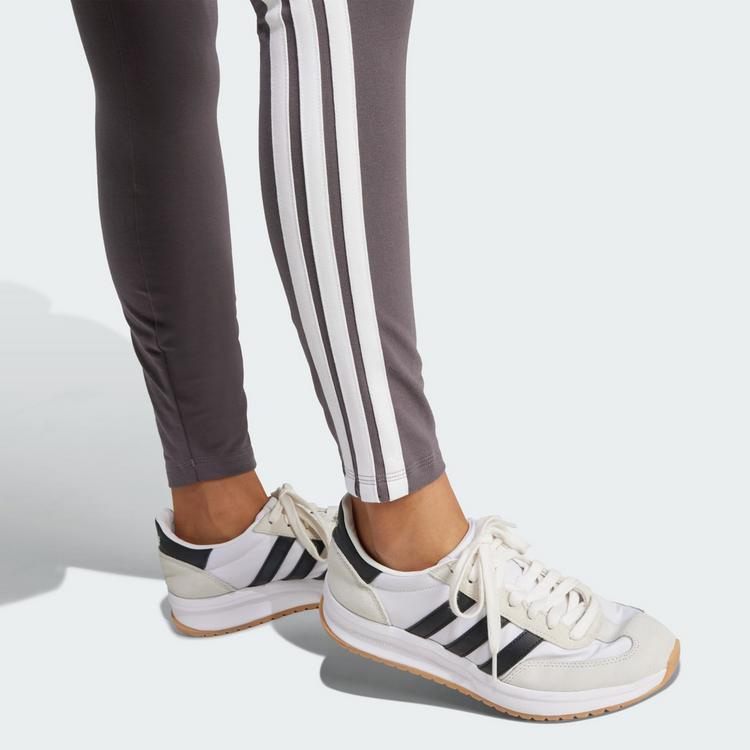 adidas adidas Essentials 3-Streifen Cotton Leggings Leggings Damen - Grey Strata / White - 1 | SportScheck