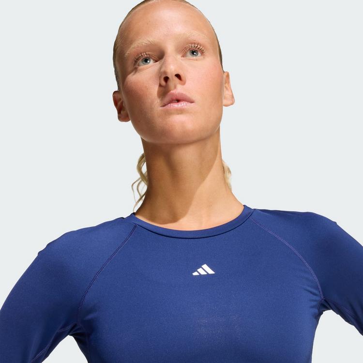 adidas adidas TECHFIT Training Longsleeve Funktionsshirt Damen - Dark Blue - 0 | SportScheck