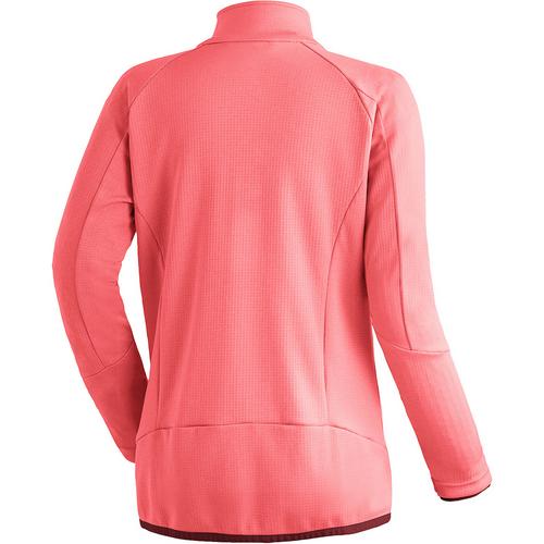Rückansicht von Maier Sports Sinaia Fleecejacke Damen Rose404