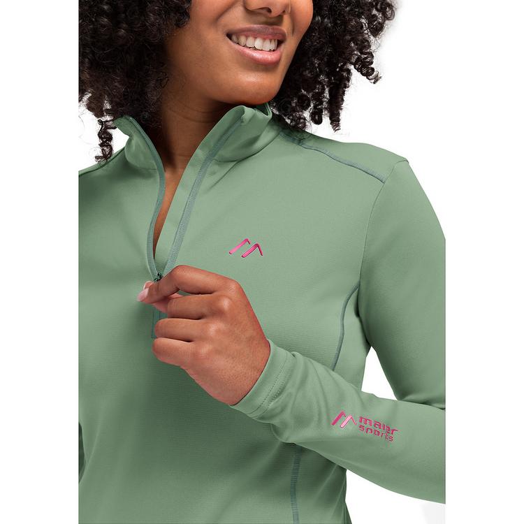 Maier Sports Maier Sports Jenna Langarmshirt Damen - Moos1517 - 1 | SportScheck