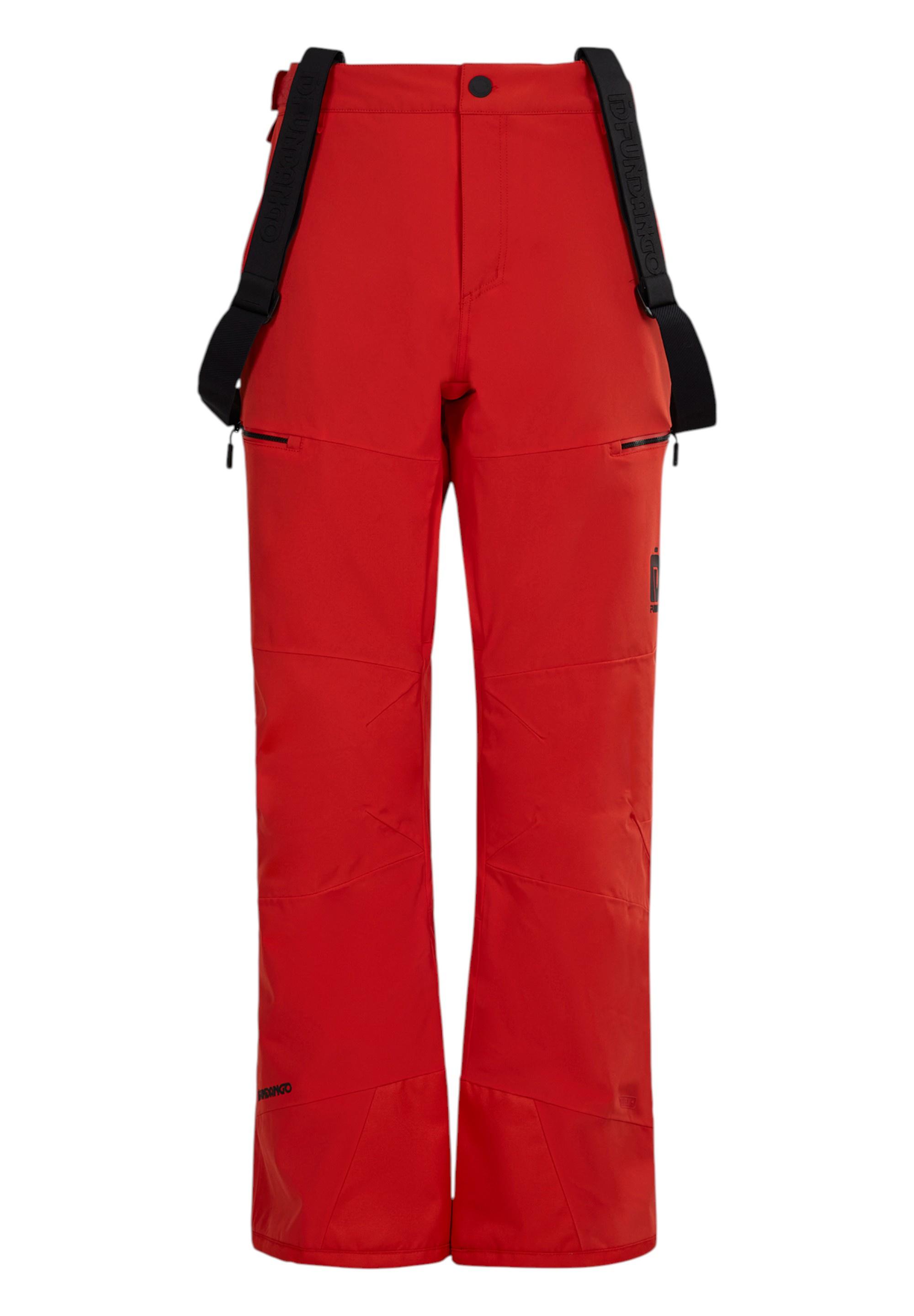 FUNDANGO Teak Skihose Herren - blood