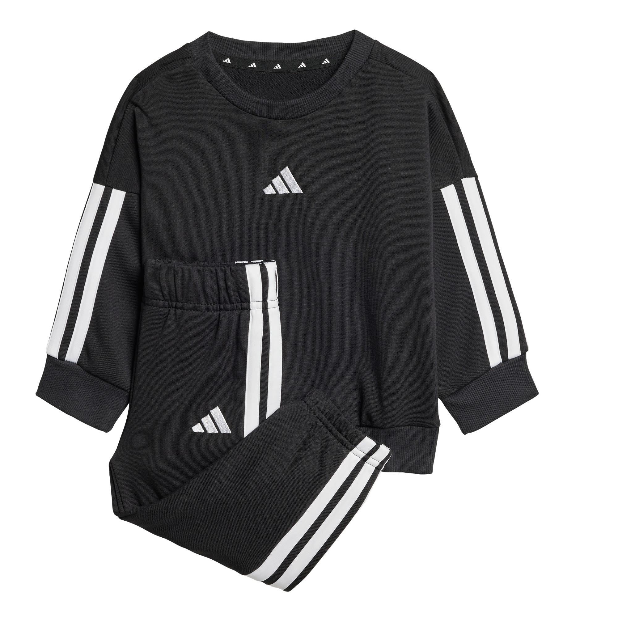 adidas Essentials Kids Jogginganzug Trainingsanzug Kinder - Black / White