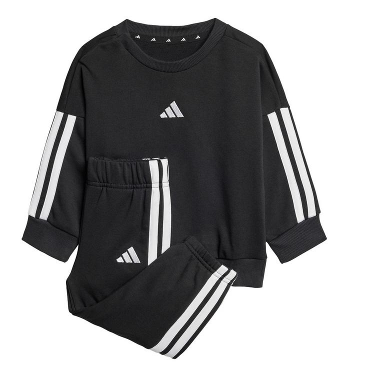 adidas adidas Essentials Kids Jogginganzug Trainingsanzug Kinder - Black / White - 0 | SportScheck