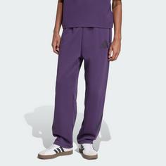 Rückansicht von adidas adidas Z.N.E. Open-Hem Hose Trainingshose Herren Aurora Plum