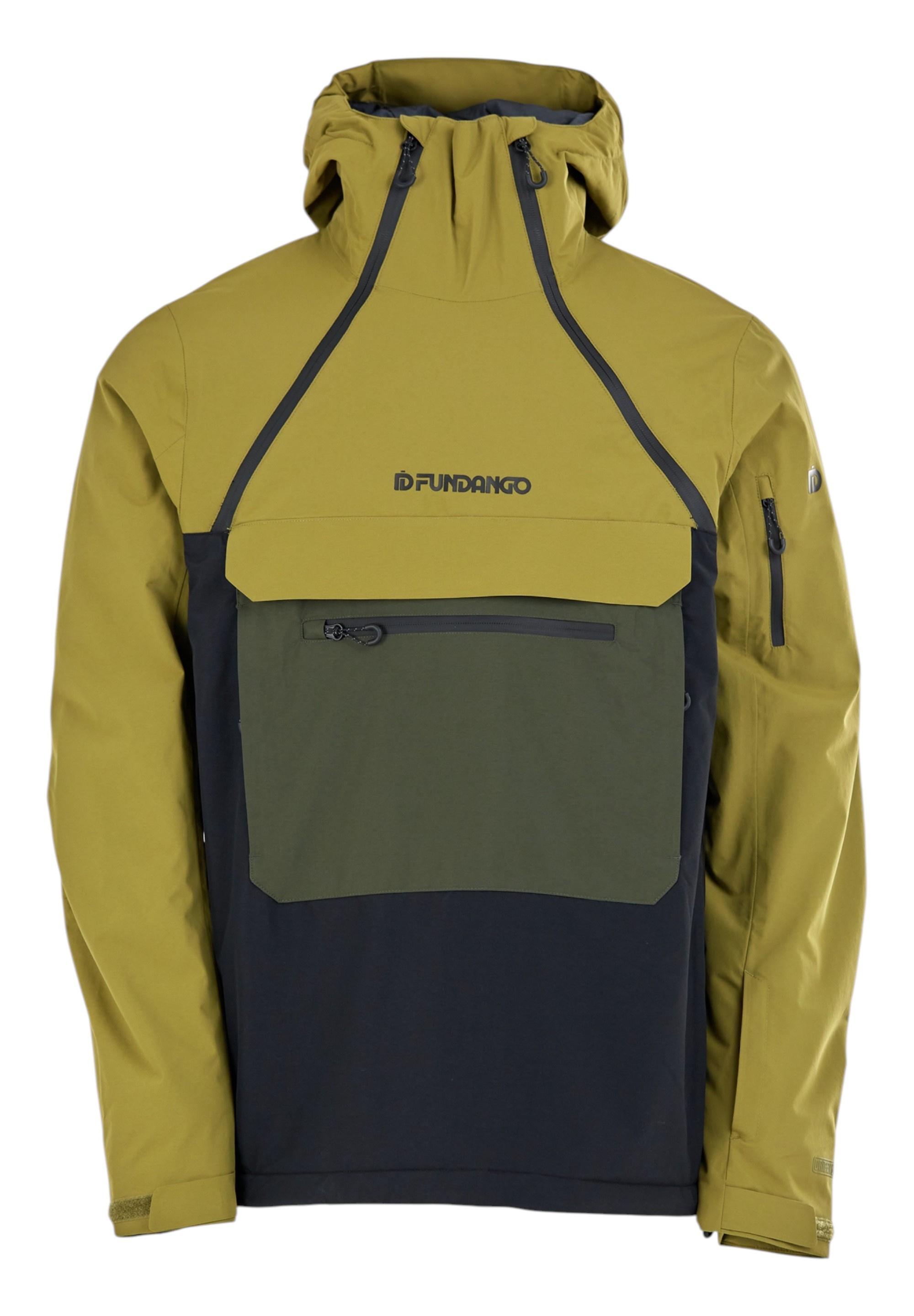 FUNDANGO Hydra ECO Anorak Outdoorjacke Herren - moor