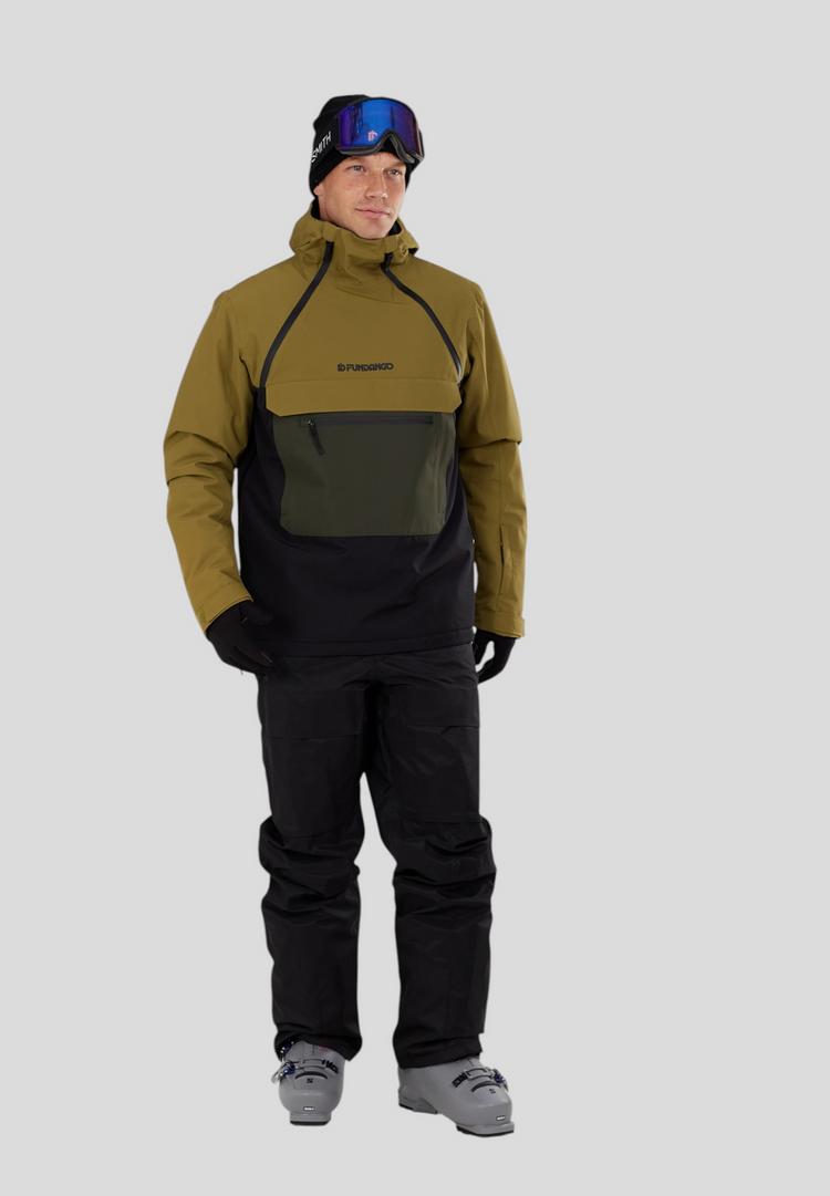 FUNDANGO FUNDANGO Hydra ECO Anorak Outdoorjacke Herren - moor - 3 | SportScheck