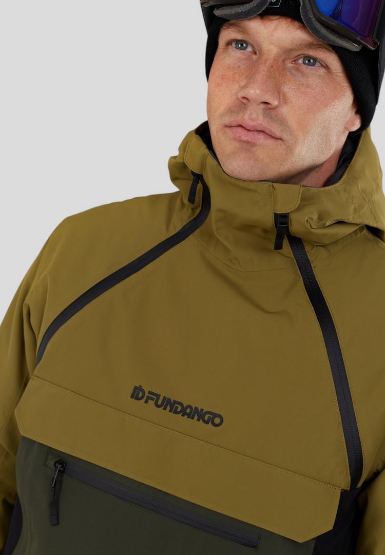 FUNDANGO FUNDANGO Hydra ECO Anorak Outdoorjacke Herren - moor - 4 | SportScheck