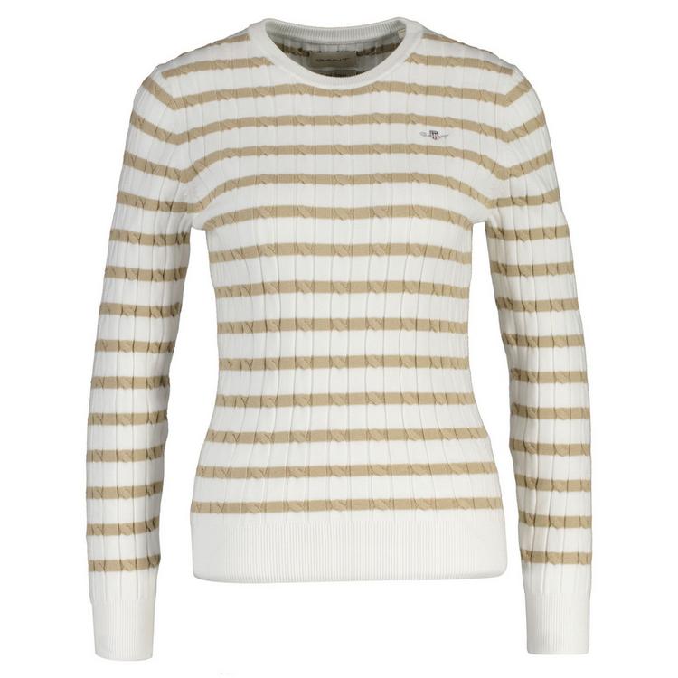 GANT GANT Strickpullover Strickpullover Damen - Wei&szlig;/Beige - 0 | SportScheck