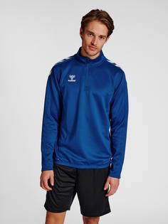 Rückansicht von hummel hmlCORE XK HALF ZIP POLY SWEAT Funktionssweatshirt TRUE BLUE