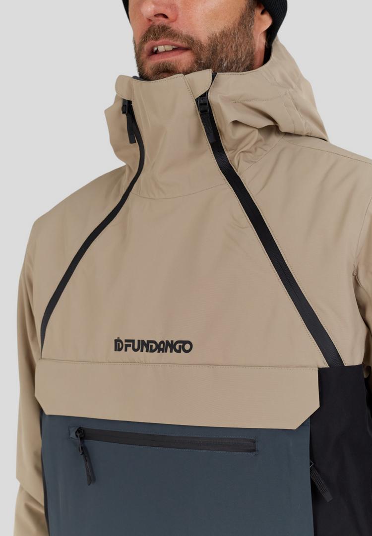 FUNDANGO FUNDANGO Hydra ECO Anorak Outdoorjacke Herren - steel - 4 | SportScheck