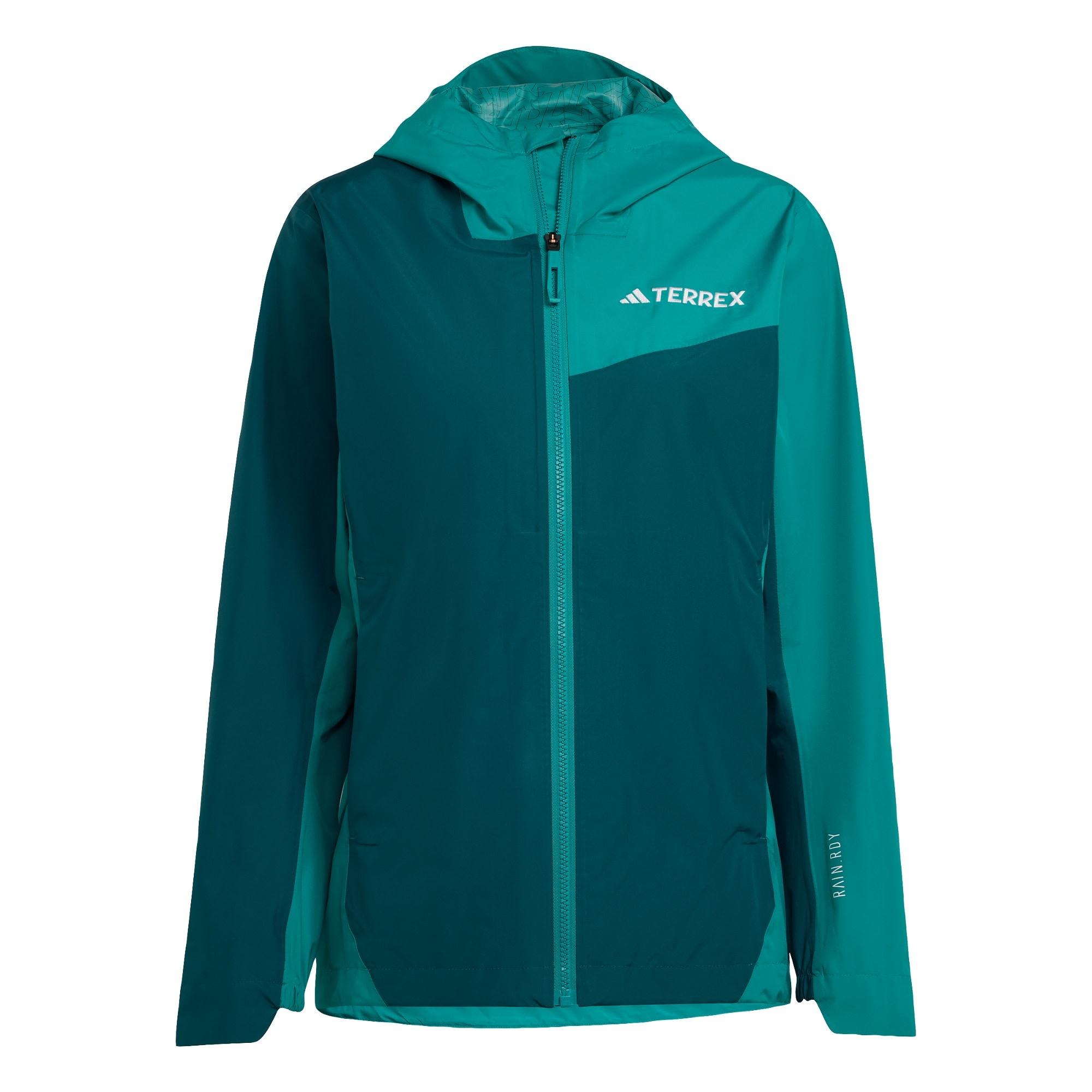 adidas Terrex Multi 2.5L RAIN.RDY Regenjacke Outdoorjacke Damen - Mystery Green / Pure Teal