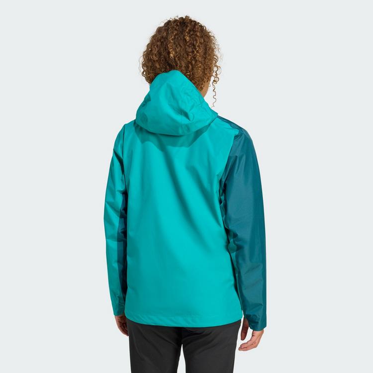 adidas adidas Terrex Multi 2.5L RAIN.RDY Regenjacke Outdoorjacke Damen - Mystery Green / Pure Teal - 1 | SportScheck