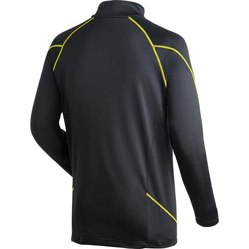 Rückansicht von Maier Sports ROGER Langarmshirt Herren Schwarz