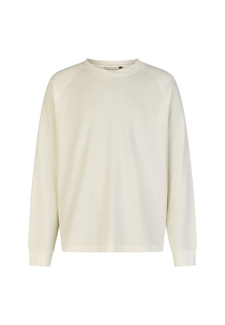 Cleptomanicx Cleptomanicx Boxy Crewneck Thermal Longsweat Herren - Marshmallow - 0 | SportScheck
