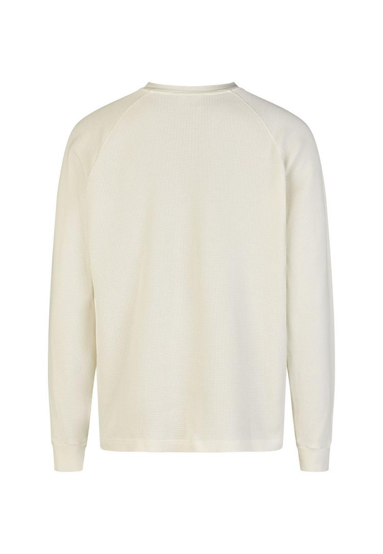 Cleptomanicx Cleptomanicx Boxy Crewneck Thermal Longsweat Herren - Marshmallow - 1 | SportScheck