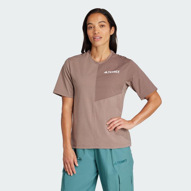 adidas adidas Terrex Multi Climacool T-Shirt Funktionsshirt Damen - Trace Brown / Earth Strata - 0 | SportScheck