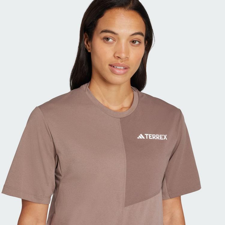 adidas adidas Terrex Multi Climacool T-Shirt Funktionsshirt Damen - Trace Brown / Earth Strata - 0 | SportScheck