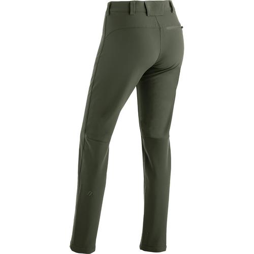 Rückansicht von Maier Sports Helga Trekkinghose Damen Grün2050