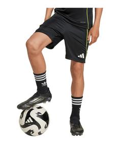 Rückansicht von adidas Tiro 25 Competition Short Kids Fußballshorts Kinder schwarzlila