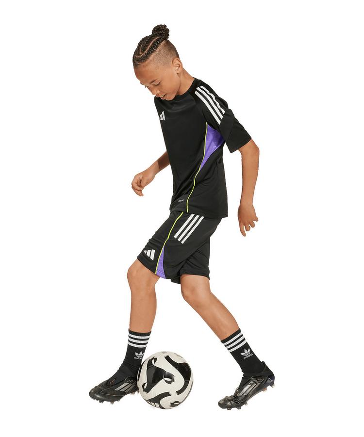 adidas adidas Tiro 25 Competition Short Kids Fu&szlig;ballshorts Kinder - schwarzlila - 1 | SportScheck
