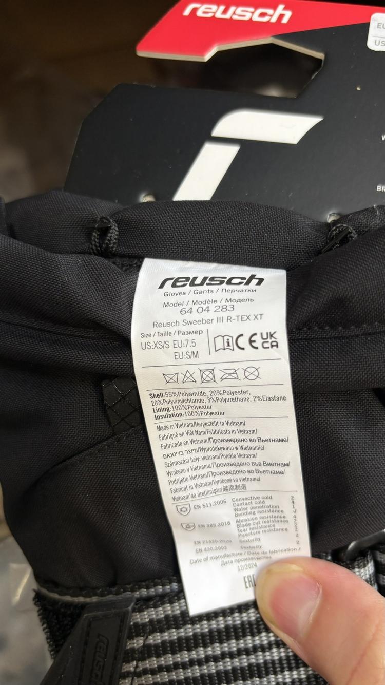 Reusch Reusch Sweeber III R-TEX&reg; XT Handschuh - 7721 black/black melange - 4 | SportScheck