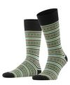 Burlington Square Stripe SO Socken Herren - black (3000)