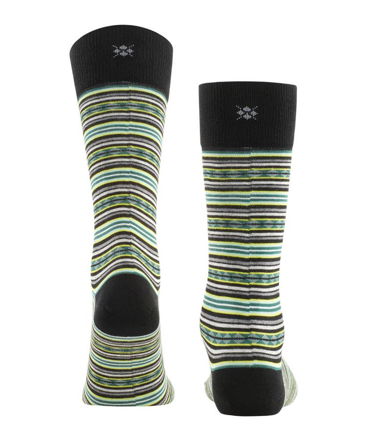 Burlington Burlington Square Stripe SO Socken Herren - black (3000) - 0 | SportScheck