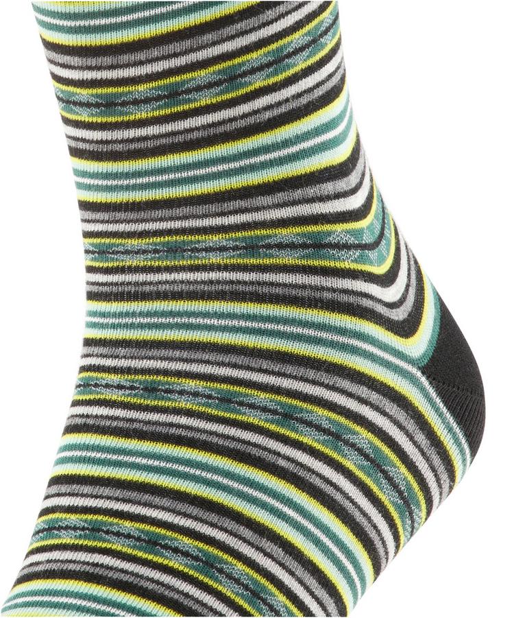 Burlington Burlington Square Stripe SO Socken Herren - black (3000) - 1 | SportScheck